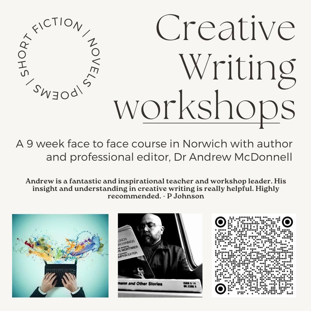 Creative Writing Workshop - Face to Face Wednesday Evening Advanced Creative Writing Workshops